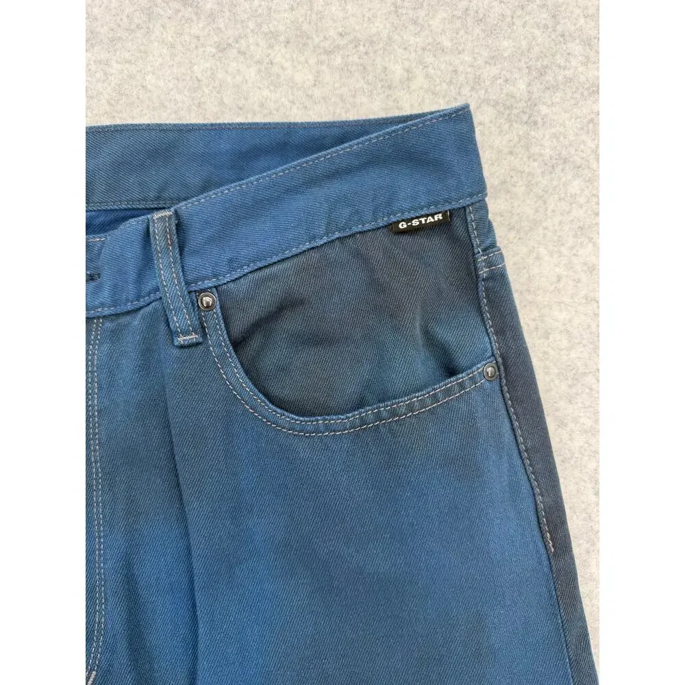 NWT G-Star Raw Type 96 Loose Sea Blue Vintage Wash Jeans Denim Size 36/32